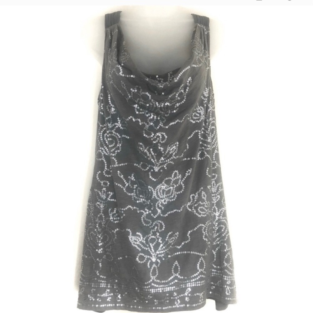 Anthropologie C. Keer | Sequin Tunic Tank Dress